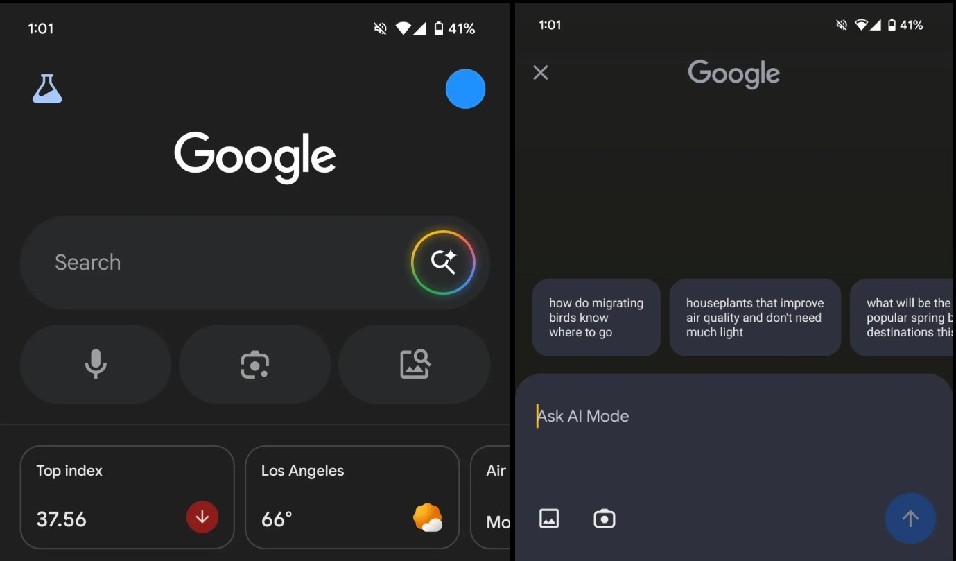 Android’de Arama Çubuğunda Yeni Tasarım ve İşlevler