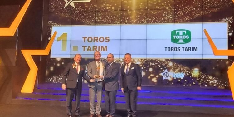 Toros Tarım yeniden ihracat şampiyonu
