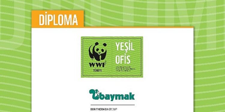 Baymak “Yeşil Ofis Diploması”nı almaya hak kazandı