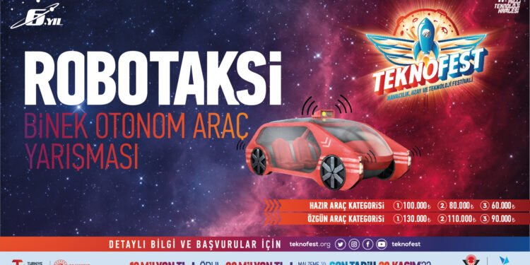 Robotaksi Binek Otonom Araç Yarışması başvuruları devam ediyor