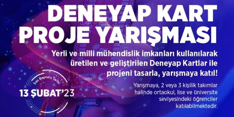Deneyap Kart Proje Yarışması için başvurular açıldı