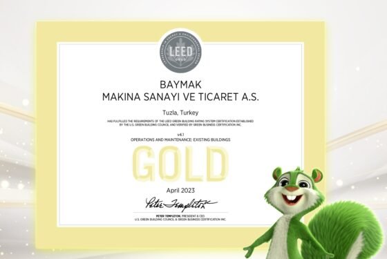 Baymak, LEED Altın Sertifika’nın sahibi oldu