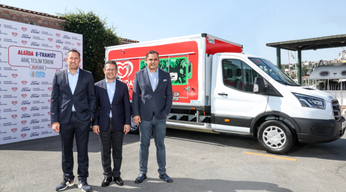 Algida Türkiye, Ford Otosan iş birliği ile lojistik operasyonunda elektrikli araç kullanan ilk marka oldu