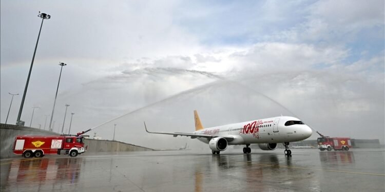 Pegasus, 100. uçağı “Cumhuriyet”i teslim aldı