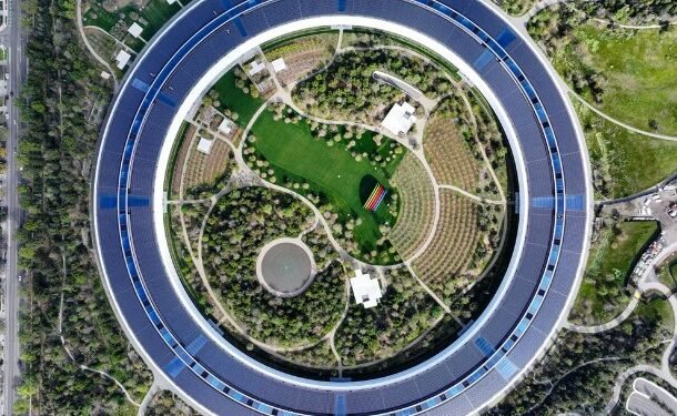 “Apple Park” Havadan Görüntülendi
