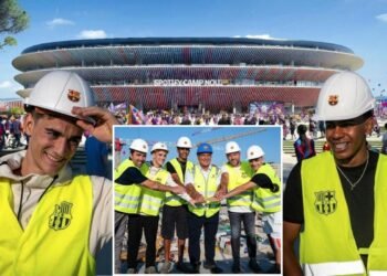 Spotify Camp Nou’da Yenileme Çalışmaları Devam Ediyor