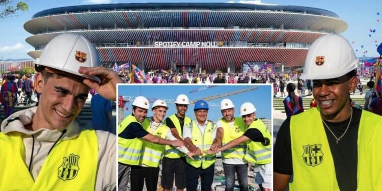 Spotify Camp Nou’da Yenileme Çalışmaları Devam Ediyor