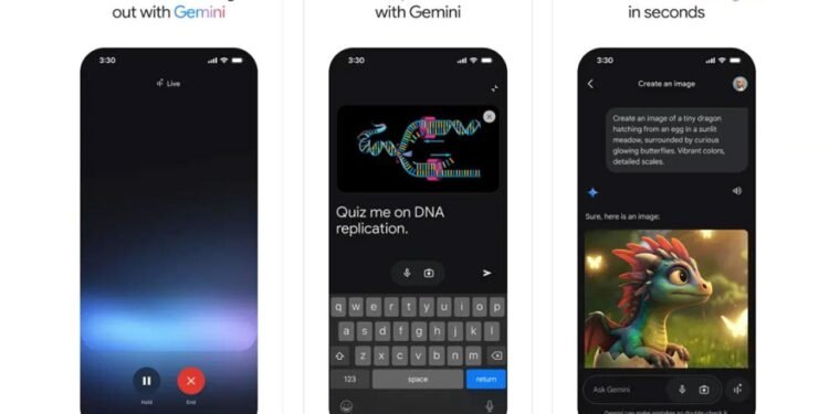 Google Gemini Artık iPhone Kullanıcıları İçin Mevcut