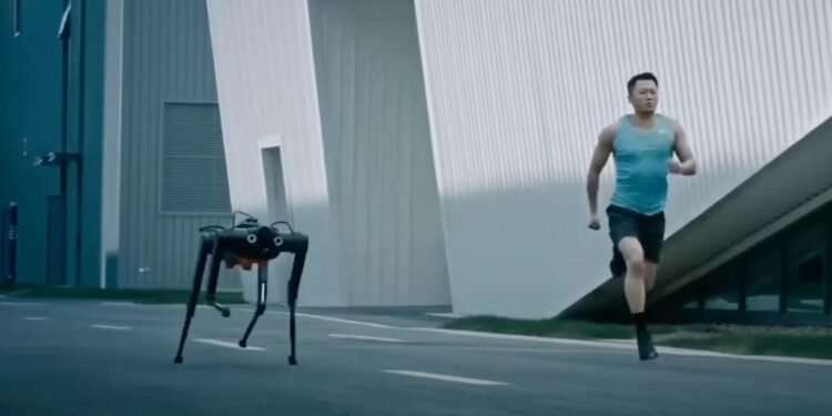 Çin’in Hız Rekoru Kıran Robot Köpeği Black Panther 2.0