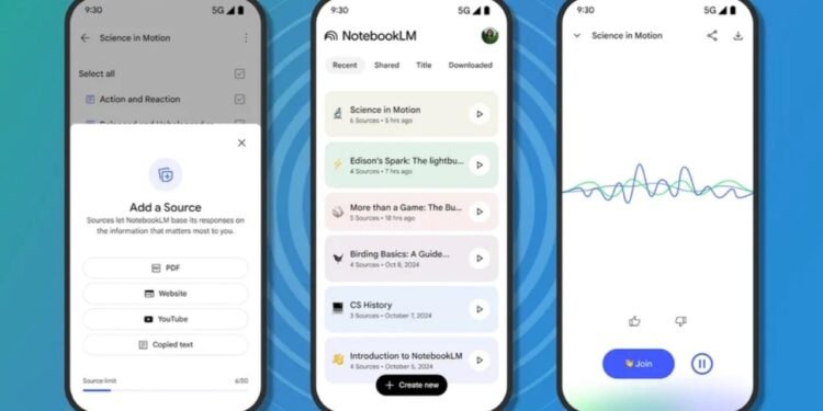 Google’ın Yapay Zekâ Destekli Araştırma Uygulaması NotebookLM Geliyor