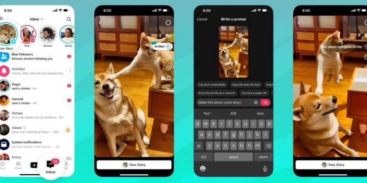 TikTok’tan Yenilik: AI Alive ile Hareketli Sabit Fotoğraflar Dönemi