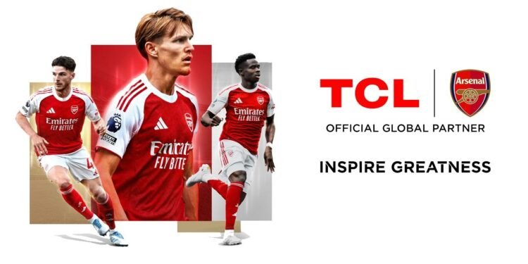 TCL ve Arsenal Futbol Kulübü İş Birliğini Küresel Çapta Genişletiyor